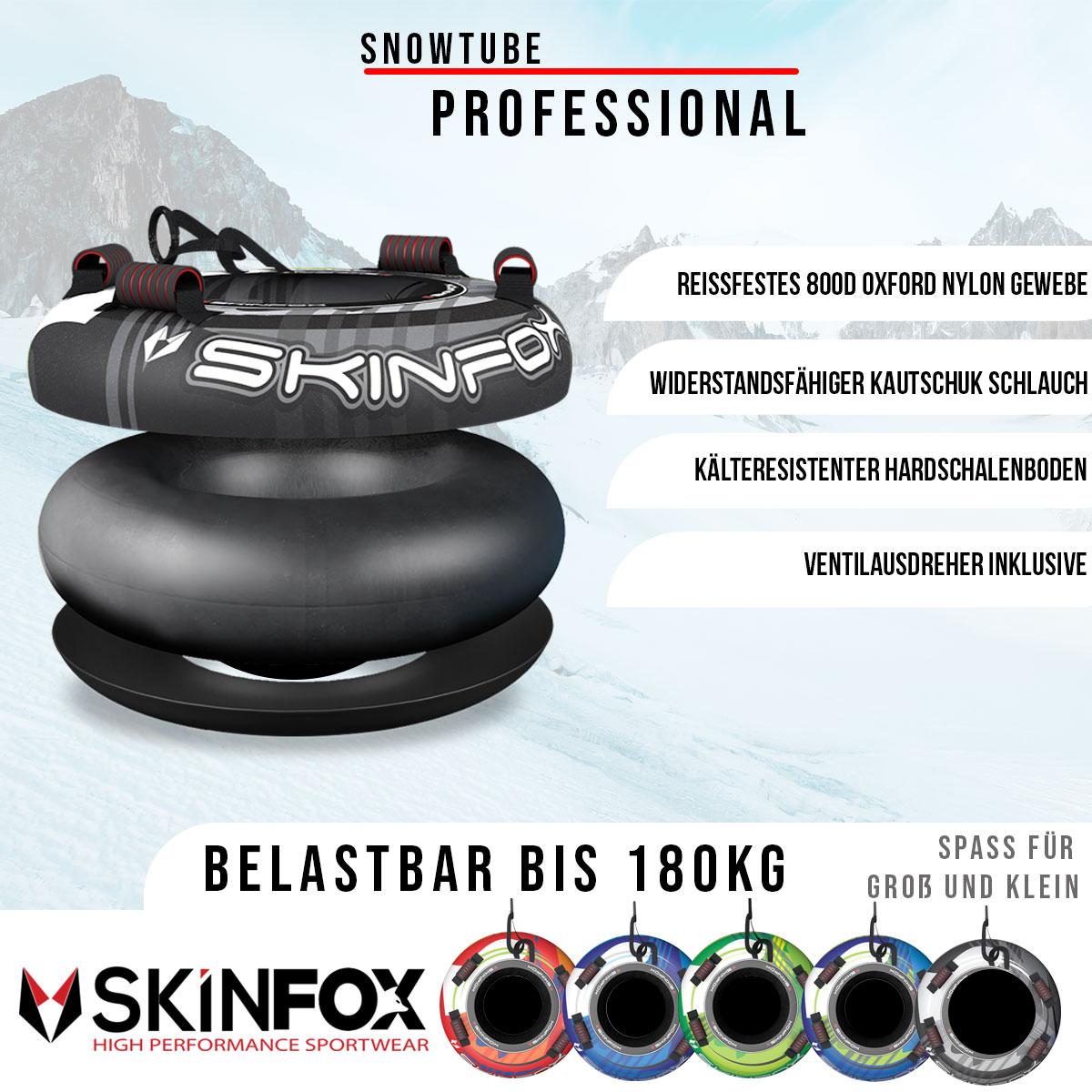 SKINFOX Profi Snow Tube Schlitten Bob Rodel Reifen Schneereifen Rutschreifen SKINFOX Profi Snow Tube Schlitten Bob Rodel Reifen Schneereifen Rutschreifen